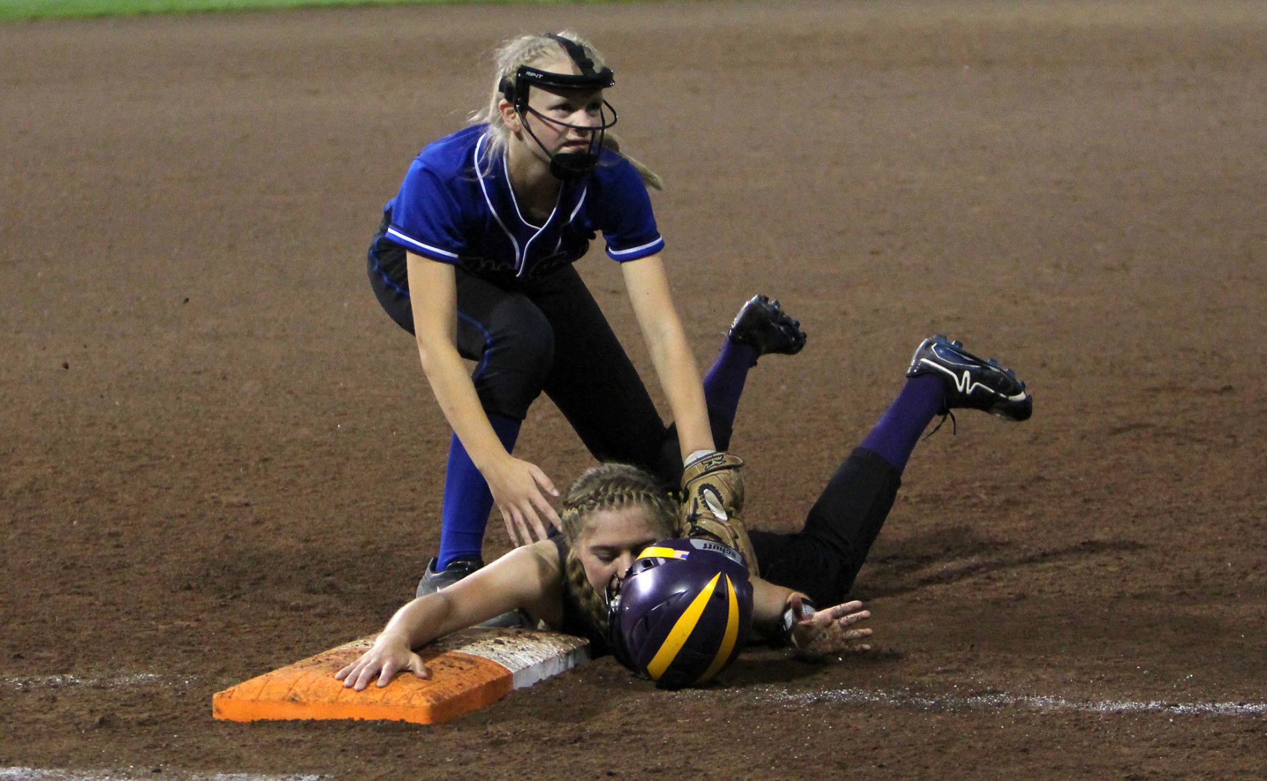 Gilman vs Blair-Taylor softball at Division 5 state semifinals 6-6-19
